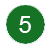 Green icon with the number 5.