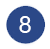 Blue icon with the number 8.