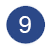 Blue icon with the number 9.