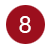 Red icon with the number 8.